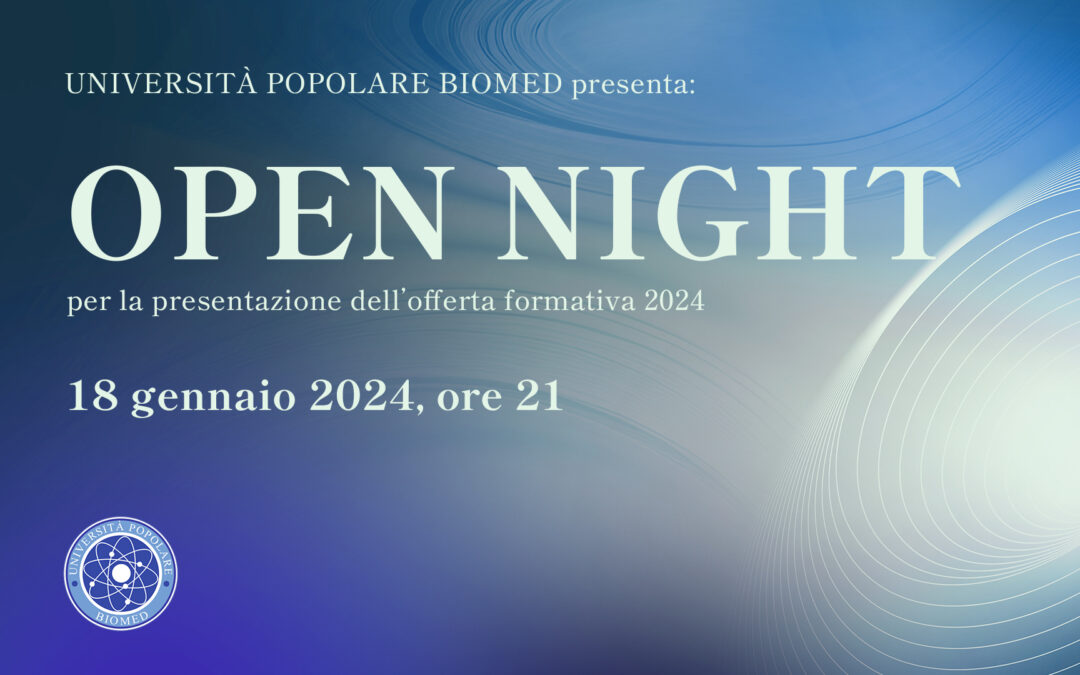 Open Night – 18/01/2024