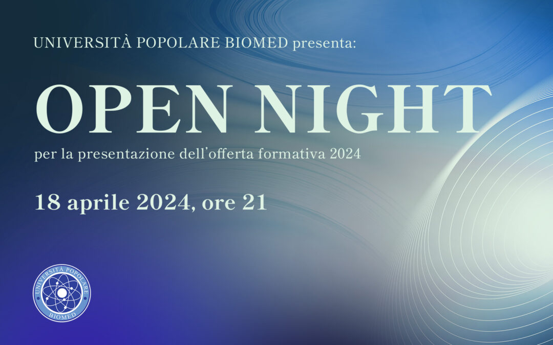 Open Night – 18/04/2024